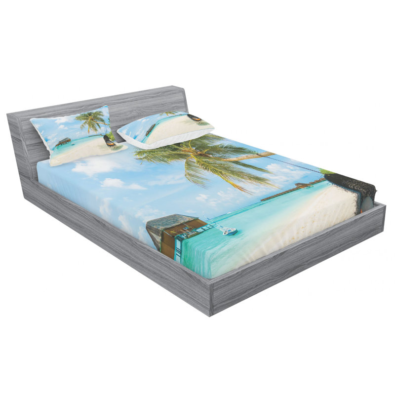 Microfiber Sheet Set, Full Sheet Set with Fitted Sheet