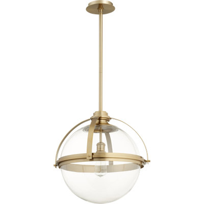 Luminaire suspendu en forme de globe à 1 lumière Doucet