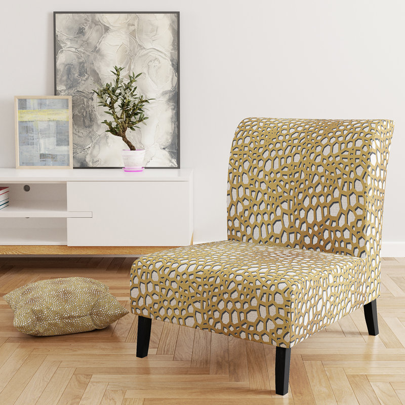 Fauteuil de chambre rembourré Golden Maze