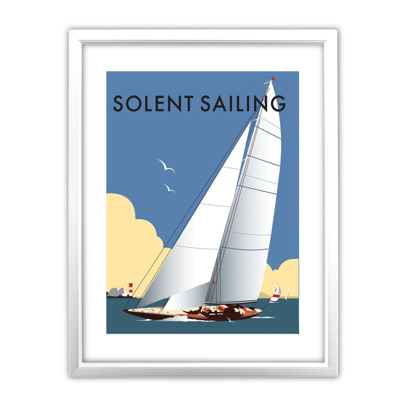 Dave Thompson - Single Picture Frame Print on Canvas, White