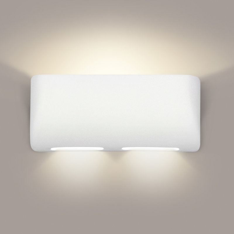 Aulay Ceramic Flush Mounted Sconce, Yes