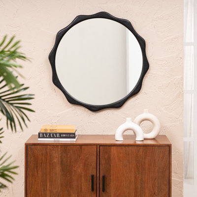 Eastham Solid Wood Accent Wall Mirror