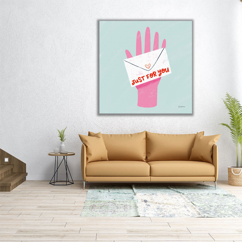 «Love Letters I», reproduction d'art sur toile, H 12 po x l 12 po