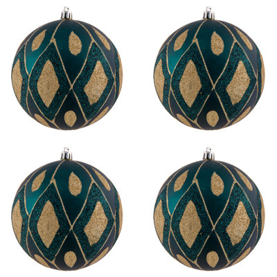 Matte Glitter Diamond Ball Ornament