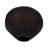 Glass Smokey Brown Round Rotund Vase