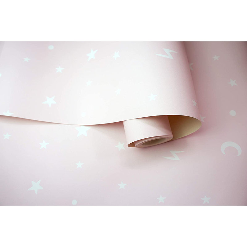 Cirencester 10.05m x 53cm Matte Wallpaper Roll, Pink