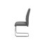 Chaise de salle à manger, ensemble de 2, latérales, rembourrées, cuisine, salle à manger, hauteur 39 po, tissu, métal, contemporain, moderne-2062271850