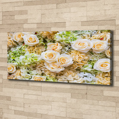 Roses - No Frame Print on Glass