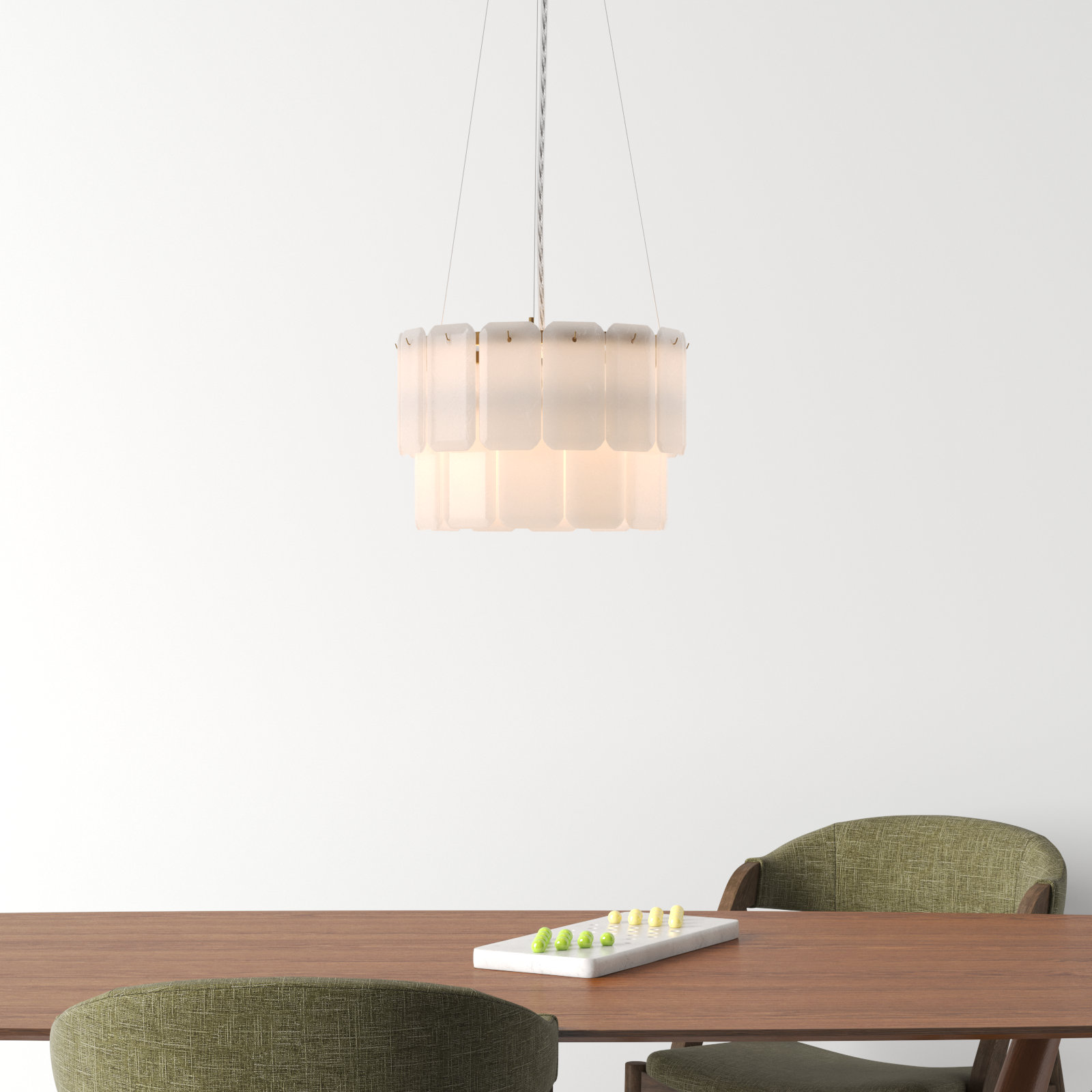 Sarem 2 - Light Dimmable Tiered Chandelier