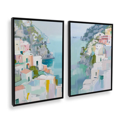 Ensemble de 2 impressions Coastal Village Glow