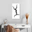 «Minimalist Kiss», reproduction sur toile tendue-1787819983