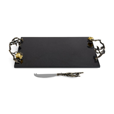 Pomegranate Cheese Board with Knife
