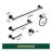 6 - Piece Aluminium Bathroom Hardware Set
