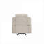 Fauteuil inclinable oscillant manuel berçant en chenille gris