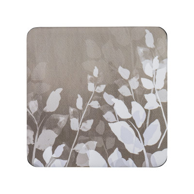 Set of 6 Natural Foliage Coasters