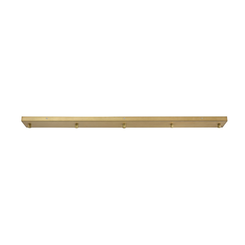 5 Port Multi Point Canopy, Rubbed Brass