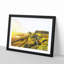 Road Through the Isle of Skye in Scotland - Framed Print-56758730-56758731