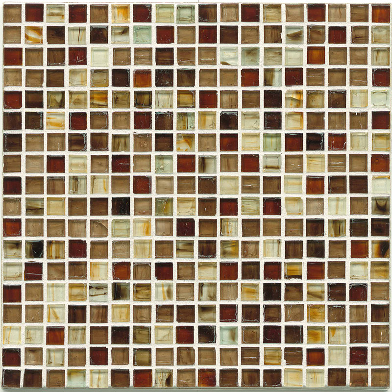 Carrelage mural mosaïque en verre Fusion 1 "x 1", Maharaja
