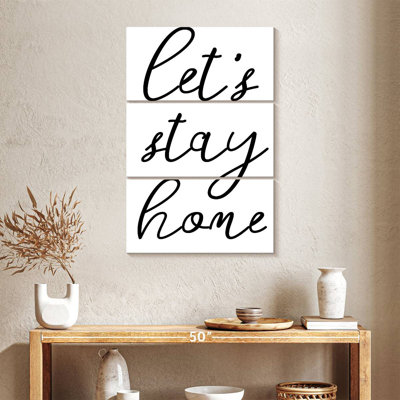 Kema «Stay Stay Home», typographie