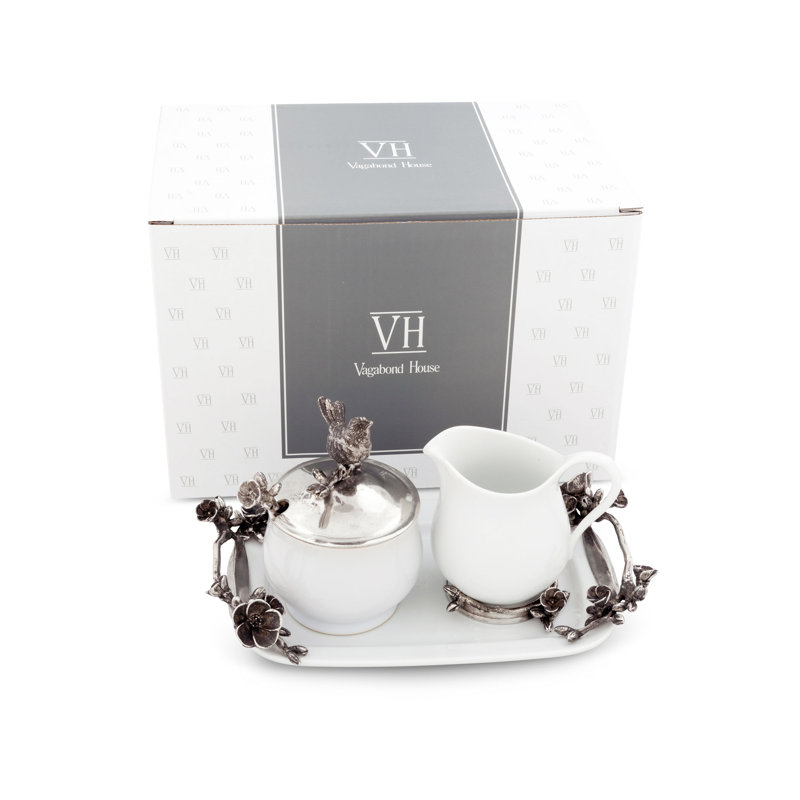 Song Bird Sugar And Creamer Set