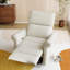 Fauteuil inclinable manuel berçant rembourré