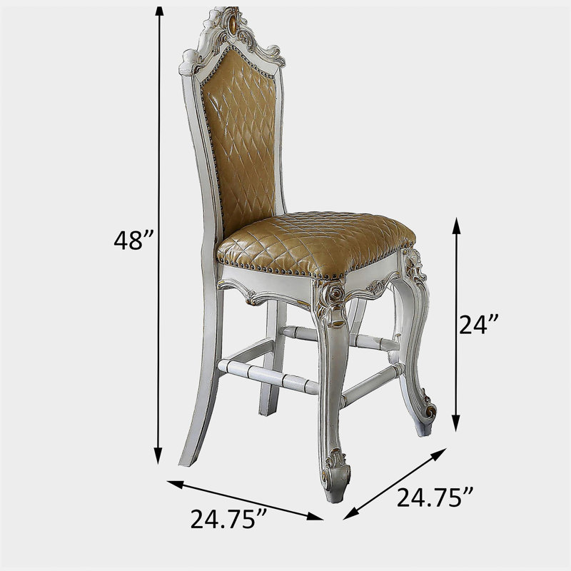 23'' H Faux Leather Upholstered Side Chair