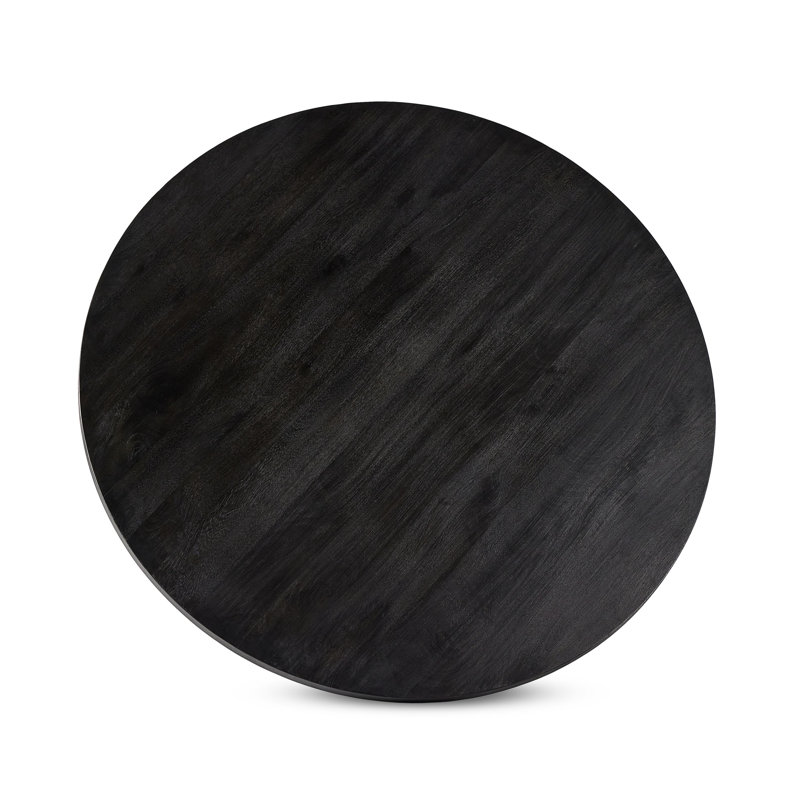 Darryn 60'' Round Dining Table, Flint Black, 30" H x 60" W x 60" L