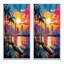 «City Maui Popart», 2 pièces sur toile-1191601246-1191601232