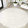 Arcie Solid Low-Pile Ivory Rug