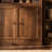 Retro Three-Piece Glass Display Bookcase Set With LED Ceiling Light, Versatile For Multiple Spaces And Can Be Freely Combined And Arranged.