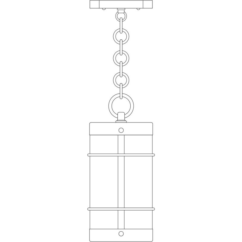 Valencia 1 - Light Pendant, 11.88" H x 5.13" W x 5.13" D, Bronze, Gold White Iridescent