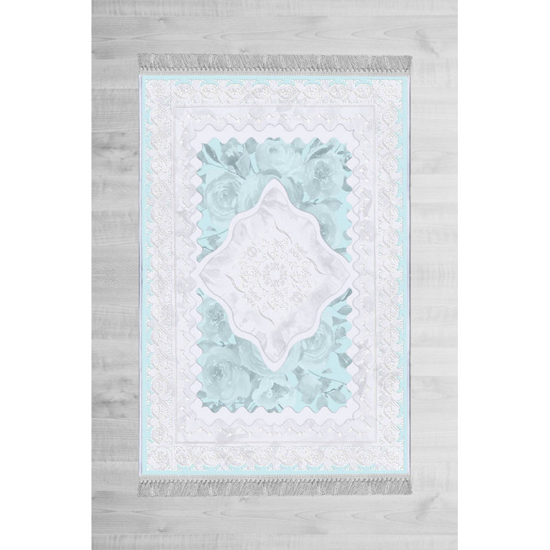 Luxurious Hall Carpet, 100% Velvet Fabric, 31.5 x 59.1 Inches | Non-Slip Cotton Sole, Pile Height: 0.4 Inches | Antibacterial & Machine Washable, 3D Digital Printing | Elegant Design for Living Room & Entryway