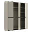 Taylianna 3 Door Manufactured Wood Wardrobe