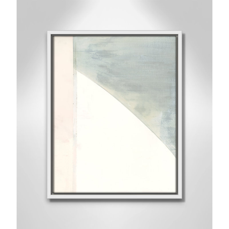 In Neutral I - reproduction d'art, Toile avec cadre blanc, H 15,5 po x l 12,5 po x P 2 po