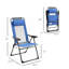Ensemble de 2 chaises de patio pliantes, chaise longue d'extérieur avec dossier réglable-1927578503