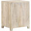 Armoire d'appoint Coastal Whitewash avec tiroir pour bois de manguier et finition
