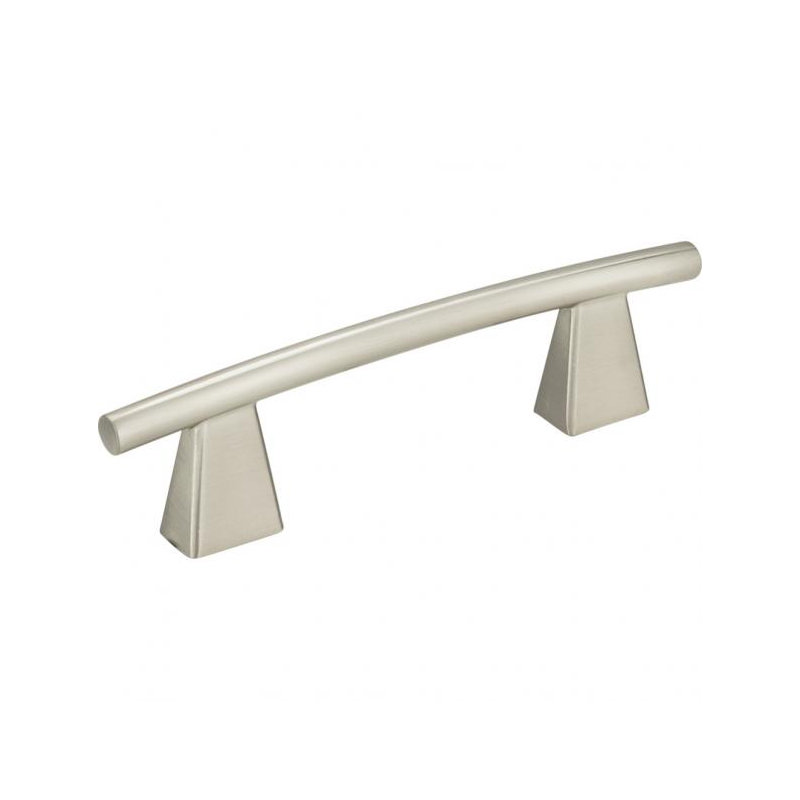 Fulcrum 3" Center to Center Arch pull, Brushed Nickel, 3"