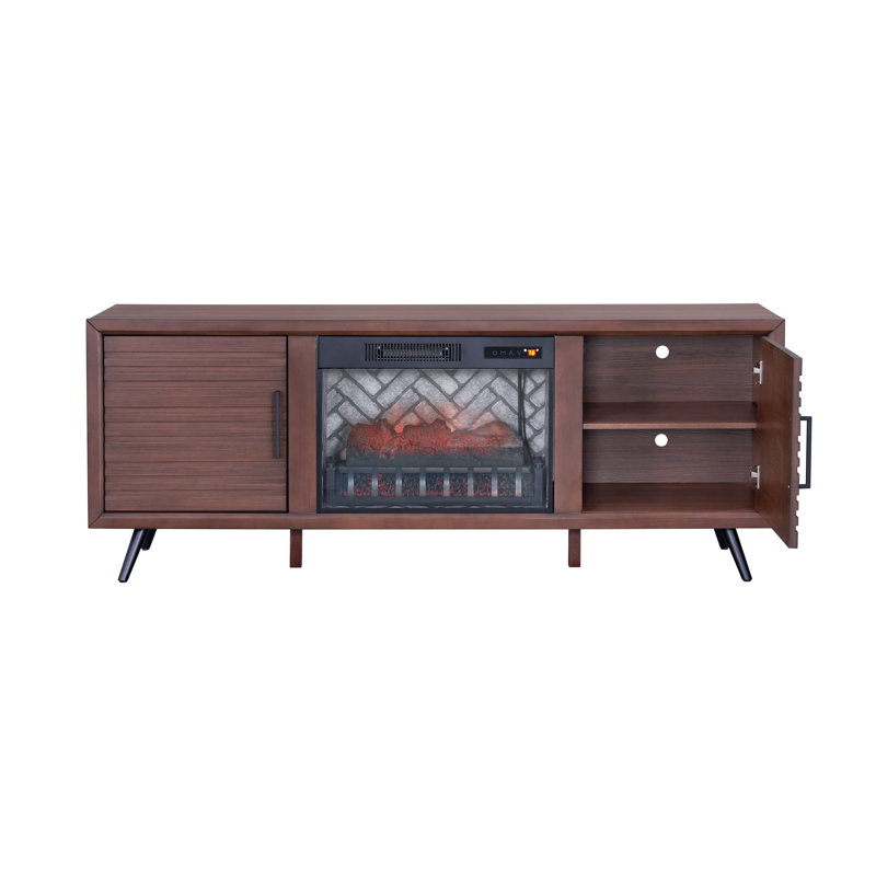 Meuble audio-vidéo encastré 1Pc, 26.5" H x 68" W x 17.25" D