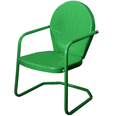 Fauteuil tulipe rétro d'extérieur 34 pouces