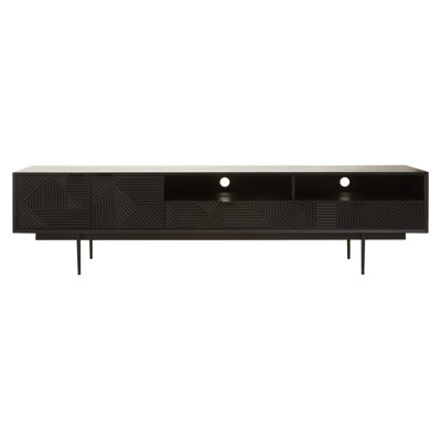Solid Wood 50 cm H Media Shelves