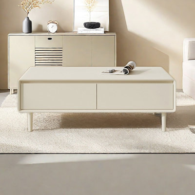 Table basse moderne avec pieds hauts