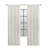 Wook Solid Semi-Sheer Dual(Back Tab and Rod Pocket) header Curtain Panel-398896666-398896667