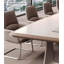 Grande table de conférence en bois laqué de style moderne pour le bureau