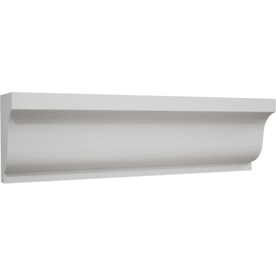 2 7/8 in. H x 2 in. P x 96 in. L, TrueCraft PVC Moulding, White
