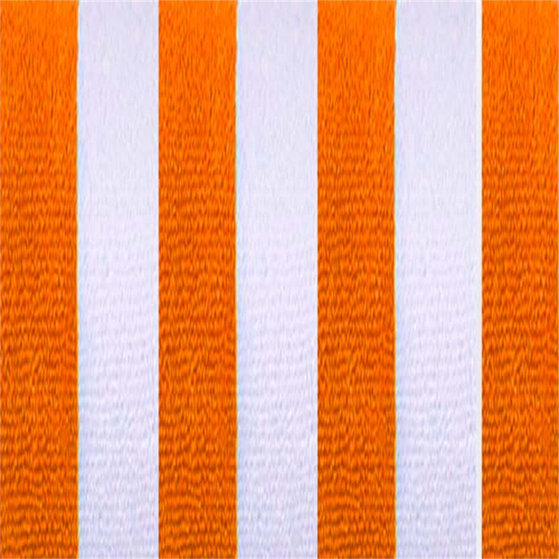 100% Cotton Beach Towel, Orange/White