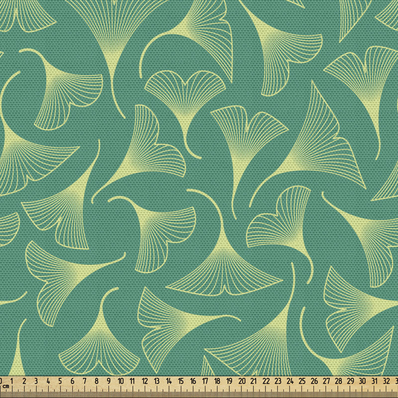 Tissu gingko Ambesonne, l 58 po x L 108 po