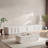 TV Stand and Coffee Table Set with Enclosed Bottom-104470173