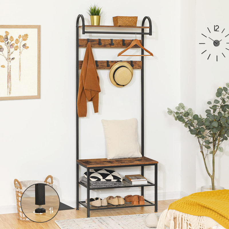 Amorim Hall Tree 70cm Wide with Shoe Storage