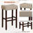 Upholstered Counter Stool with Solid Wood Frame-1151415210-1151415211