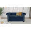 Chesterfield Hanna Sofa Set with Sleeping Function 3+2+1 Made of Velvet Fabric with Solid Wood Legs-1054186840